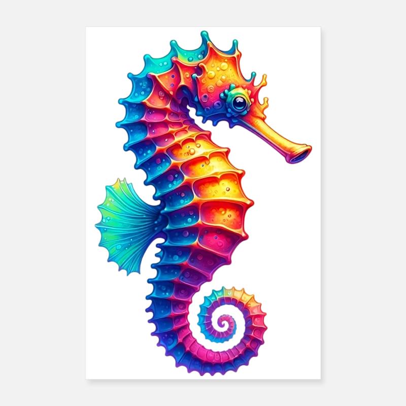 Seepferdchen Poster 40x60 cm