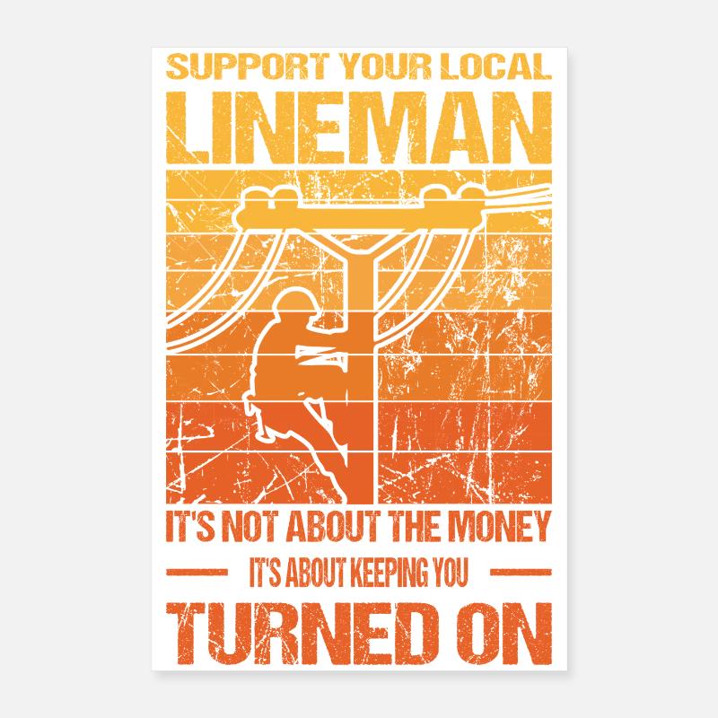 Electronics Technician Electrician Gifts Poster 16" x 24" (40x60 cm)