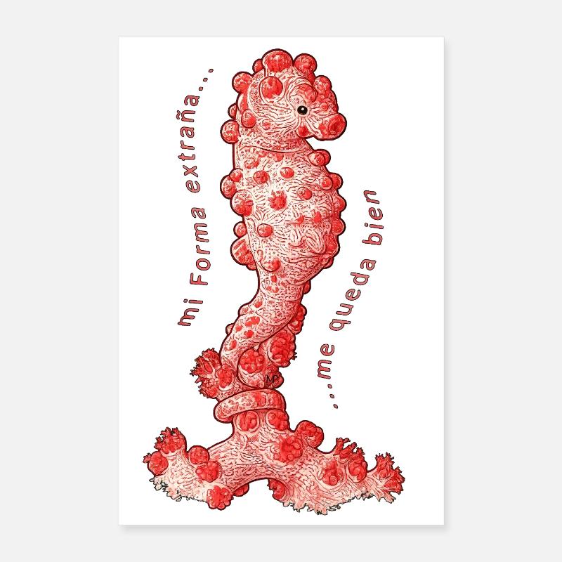 Hippocampe pygmée – Mi forma extraña Poster 40 x 60 cm