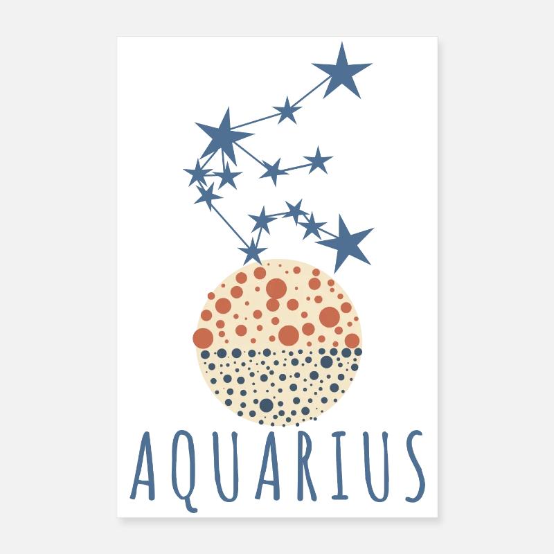 La constellation du Verseau Poster 40 x 60 cm