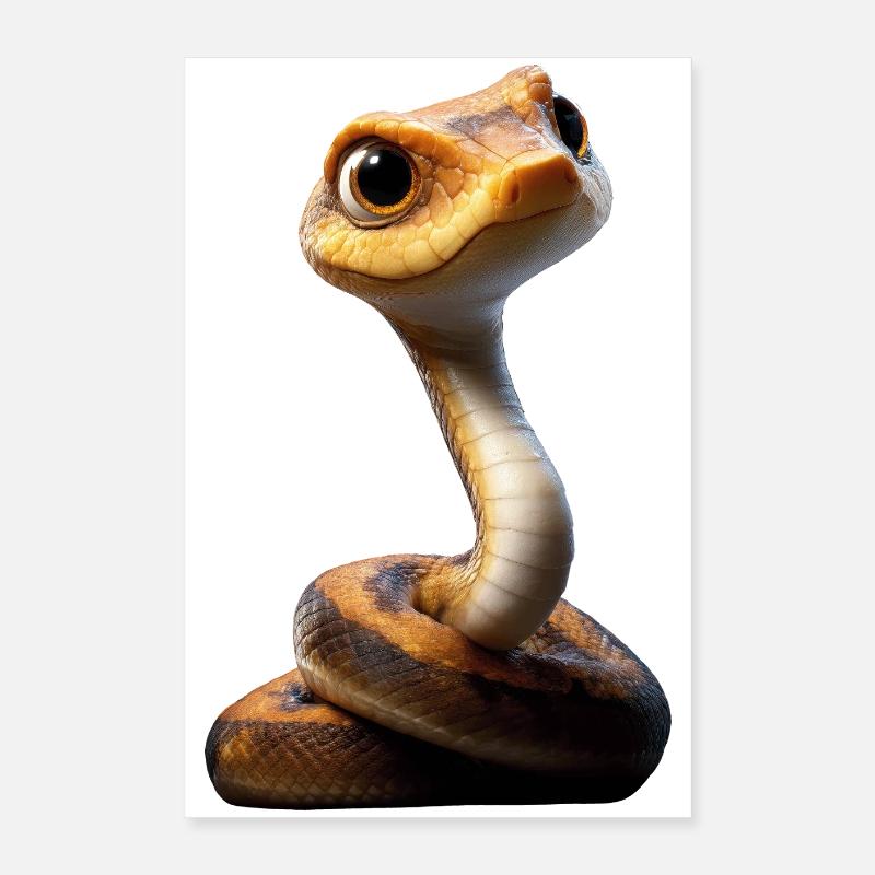 serpent, python, cobra, serpent à sonnettes, serpents Poster 40 x 60 cm