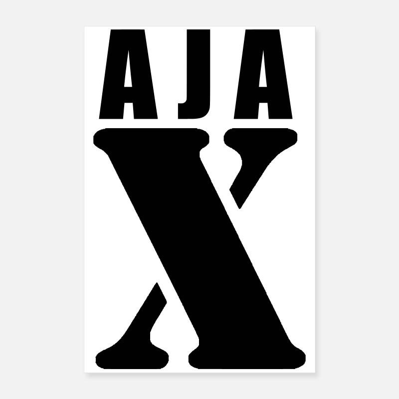 Ajax – First Name Design | Minimal Typography Poster 40x60 cm