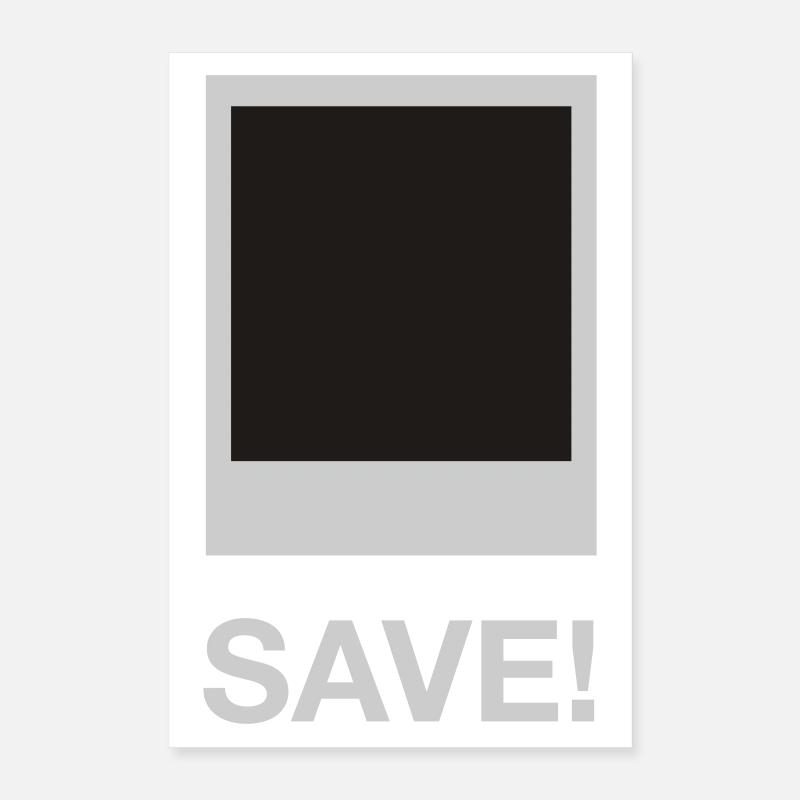 me sauver Poster 40 x 60 cm