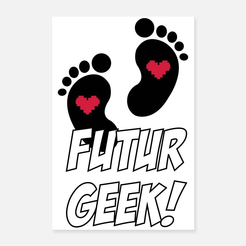 Futur Geek ! Poster 40 x 60 cm