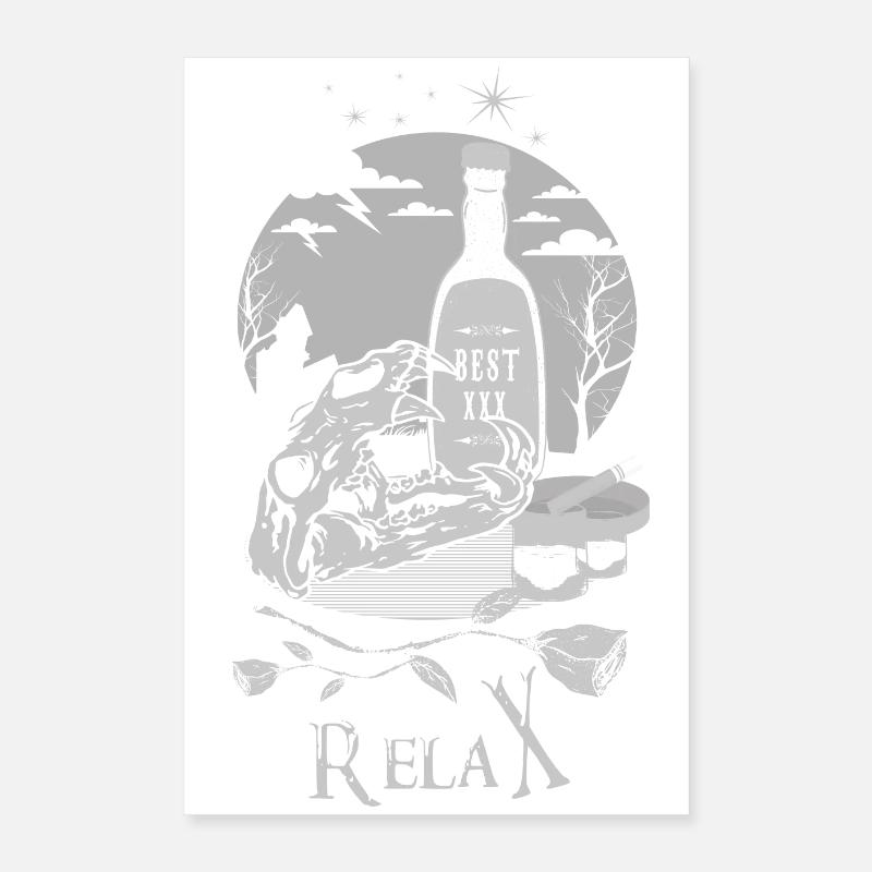 Beste Relax Whiskey Poster 40x60 cm