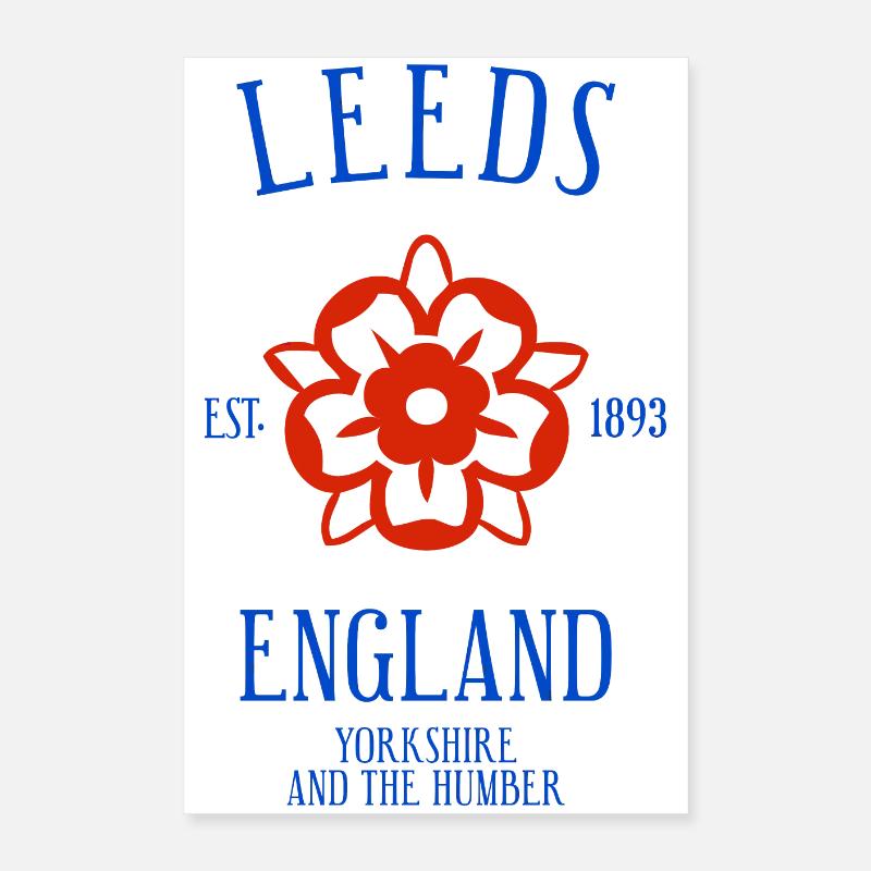 LEEDS Angleterre Poster 40 x 60 cm