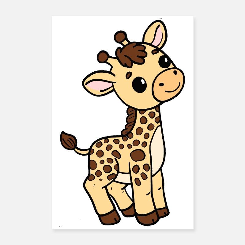 Giraffe Poster 40x60 cm