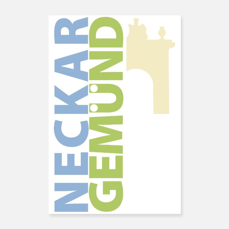 Neckargemuend Stadttor Poster 40x60 cm