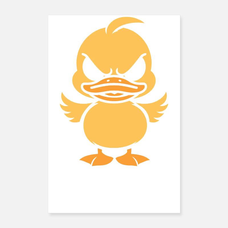 Furious Duckling Coin Poster 16" x 24" (40x60 cm)