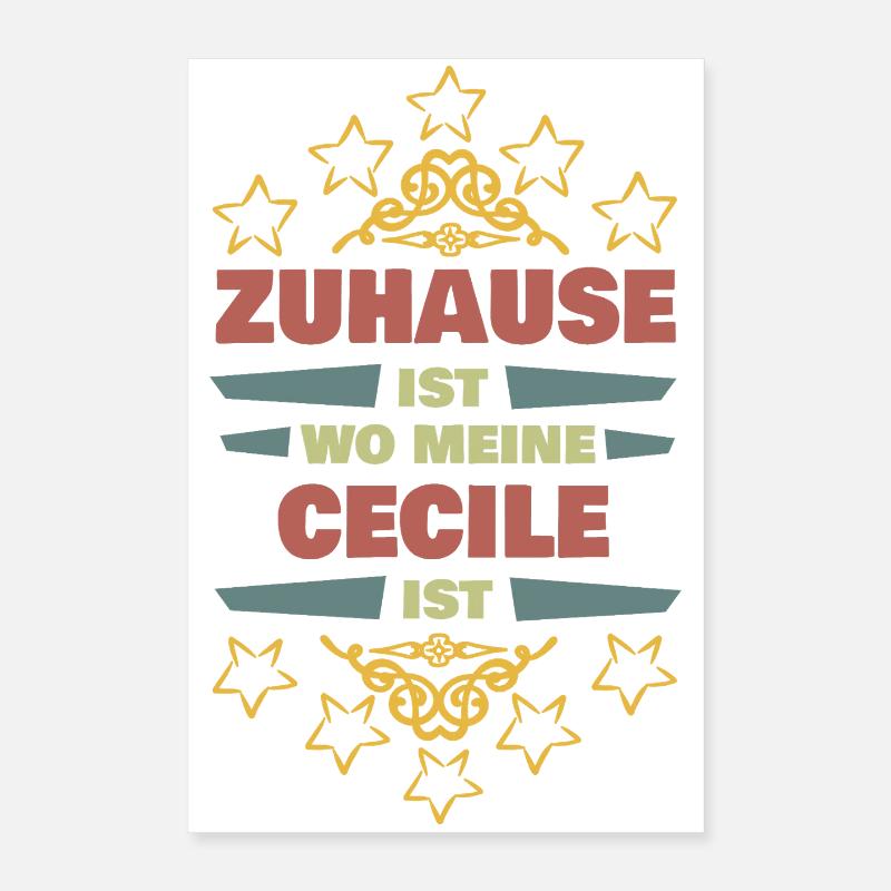 Cecile als Lebenspartnerin Poster 40x60 cm