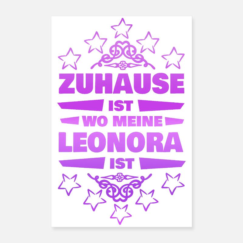 Ehefrau Leonora Poster 40x60 cm