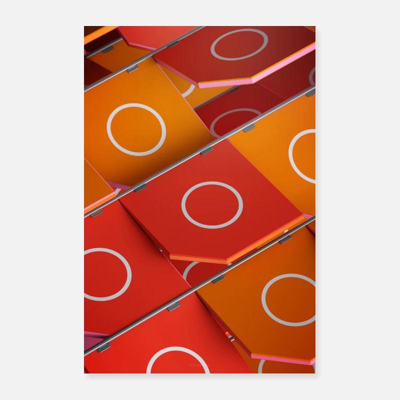 FLIP2 - Poster 40x60 cm - Weiß