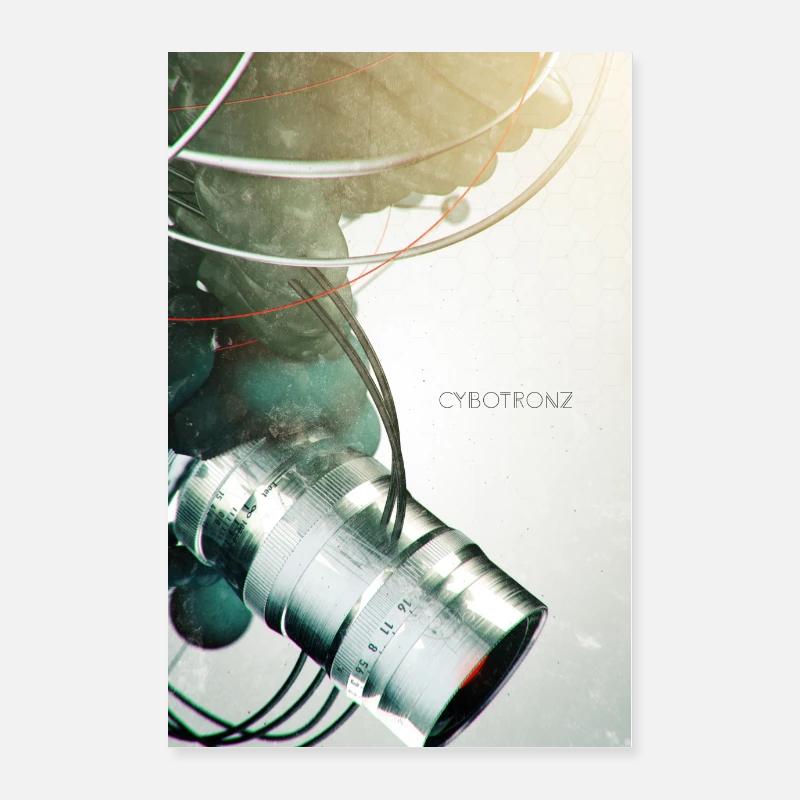 CYBOTRONZ - Poster 40x60 cm - Weiß