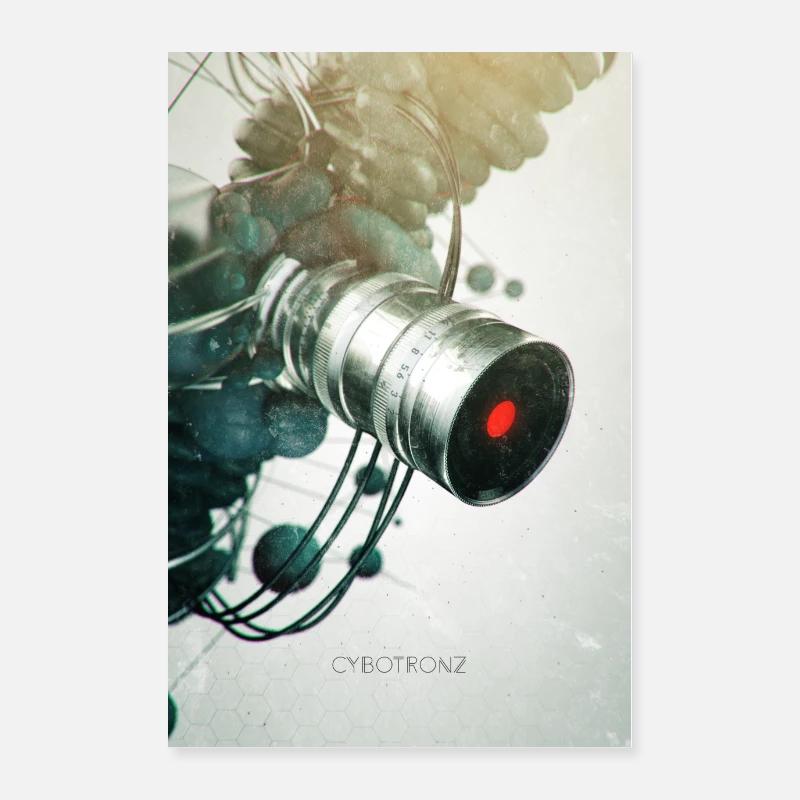 CYBOTRONZ - Poster 40 x 60 cm - blanc