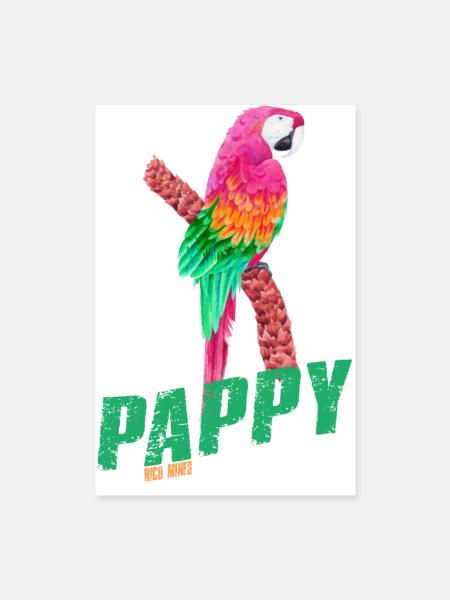 PAPPY - Poster 40x60 cm - Weiß