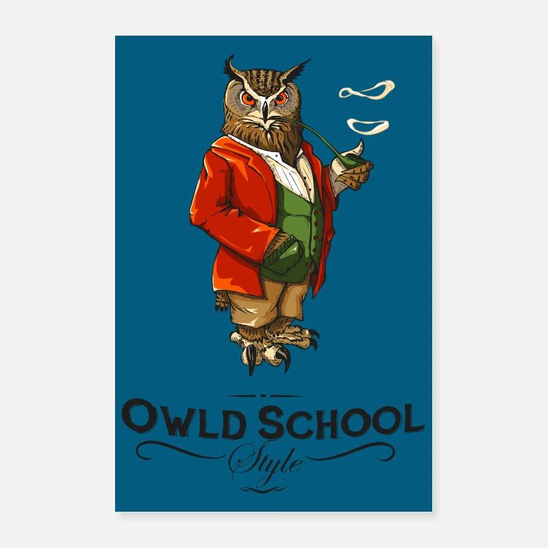 Owld school poster Poster 16" x 24" (40x60 cm)