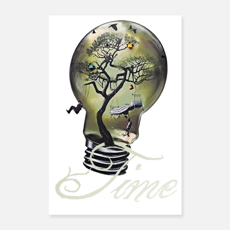 Time lamp Poster 16" x 24" (40x60 cm)