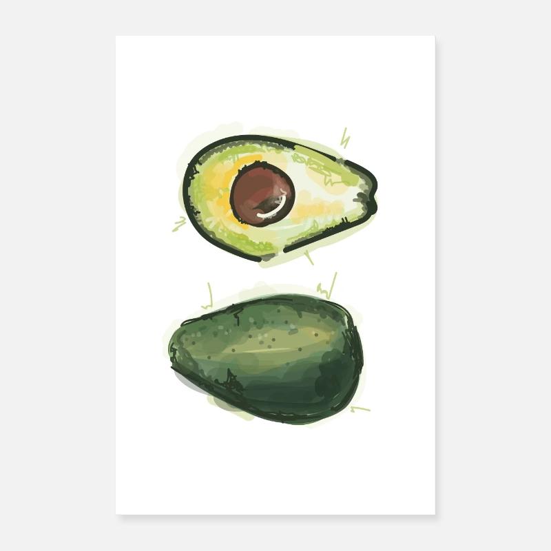 avocado Poster 16" x 24" (40x60 cm)