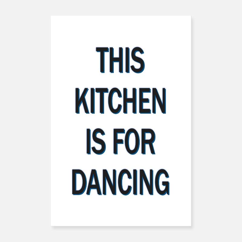 Affiche de typographie - Poster 40 x 60 cm - blanc