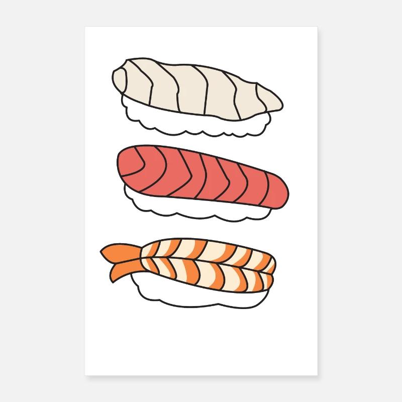 sushi Poster 16" x 24" (40x60 cm)