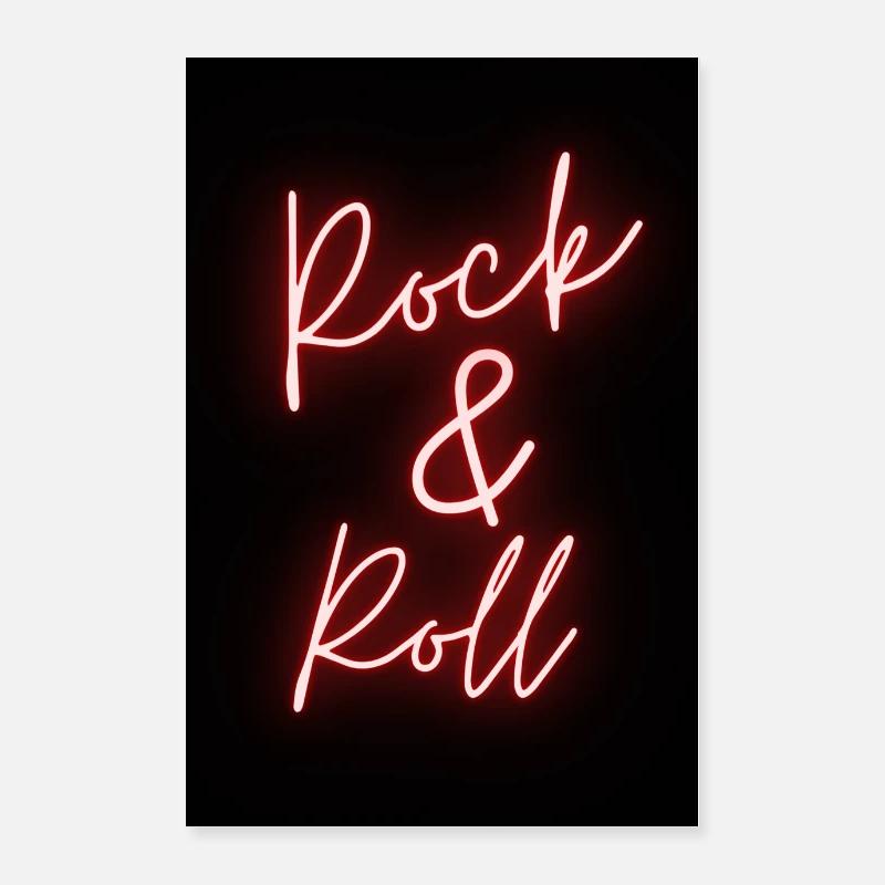 Rock & Roll Poster 40x60 cm