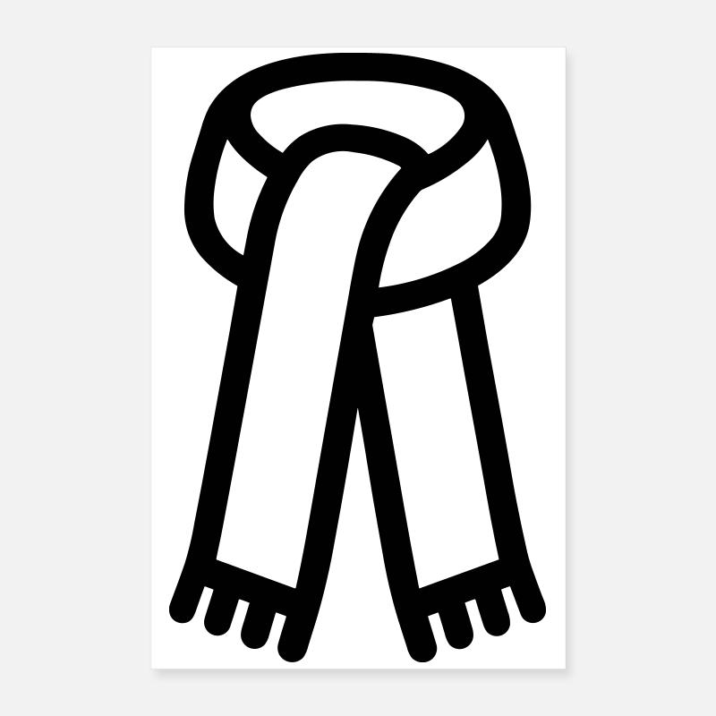 Schal Poster 40x60 cm