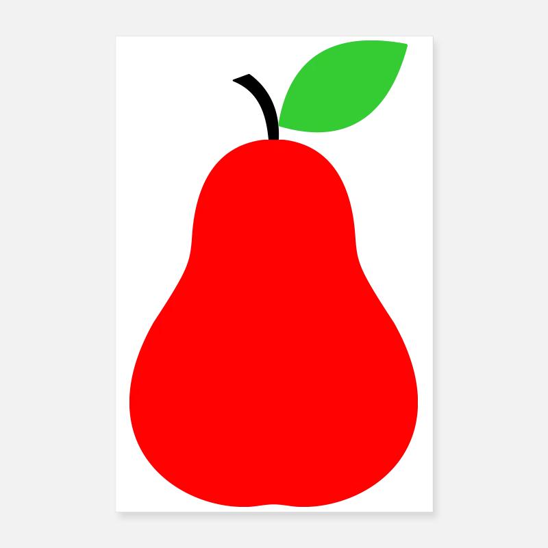 Birne  Poster 40x60 cm