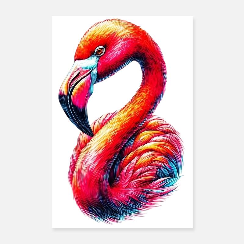Flamingo Poster 40x60 cm