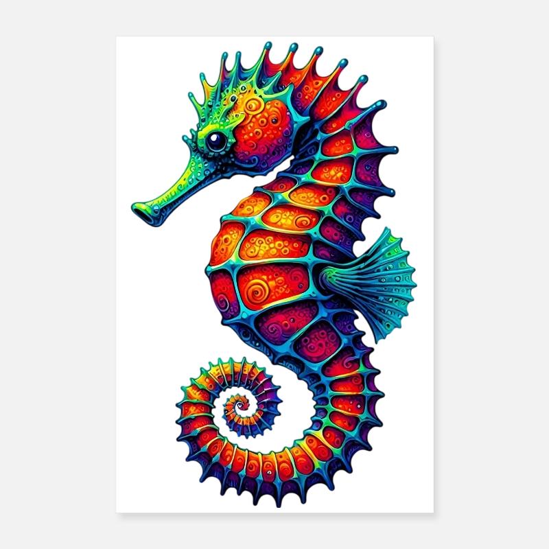 Seepferdchen Poster 40x60 cm