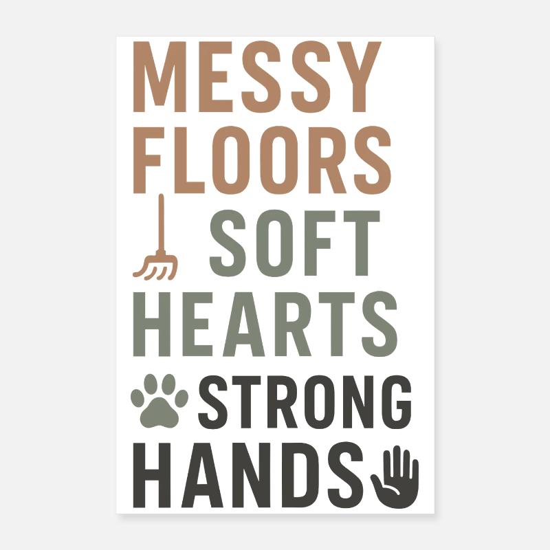 Tierheimmitarbeiter, Tierrettungs-freiwilliger Poster 40x60 cm