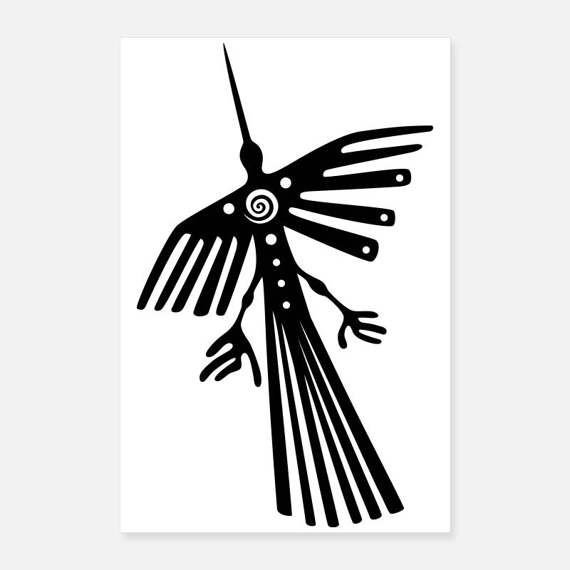 Nazca Linien, Kondor, condor Poster 40x60 cm