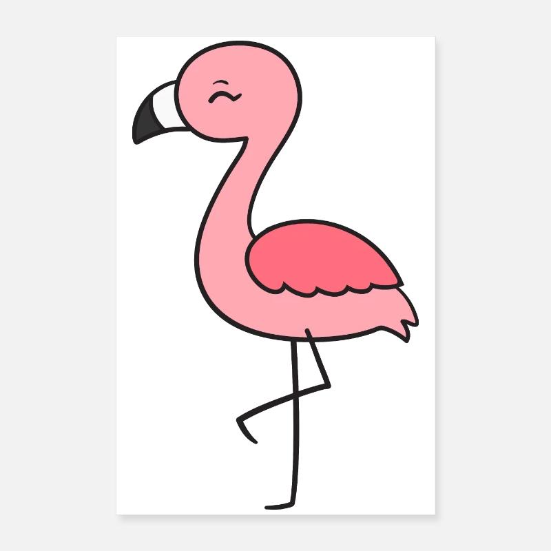 Flamingo Poster 40x60 cm