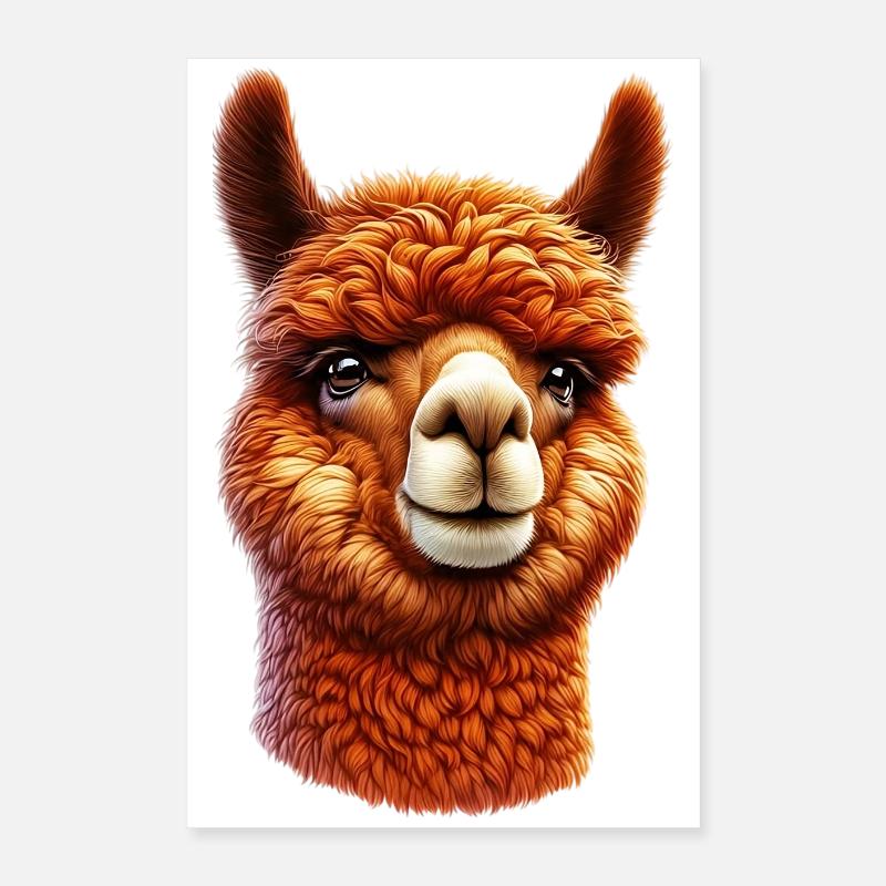 Alpaca Poster 16" x 24" (40x60 cm)