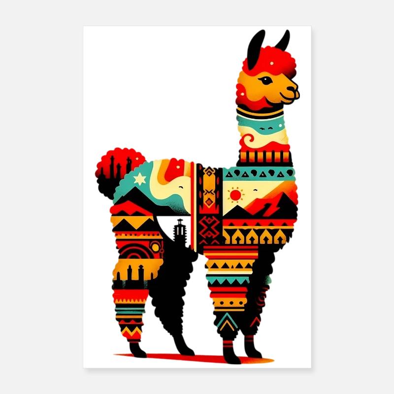 Alpaka Poster 40x60 cm