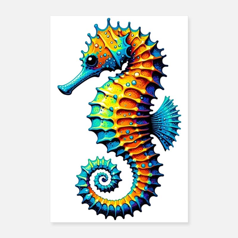 Hippocampe Poster 40 x 60 cm