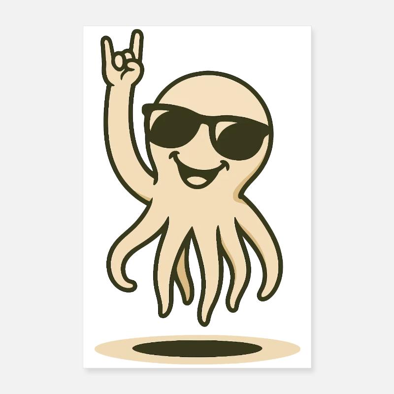 Tentacle Rocker Poster 16" x 24" (40x60 cm)