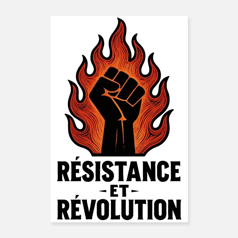 Widerstand und Revolution Poster 40x60 cm