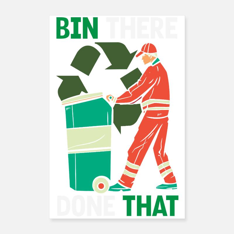 La Journée des Déchets est ma journée préférée Poster 40 x 60 cm