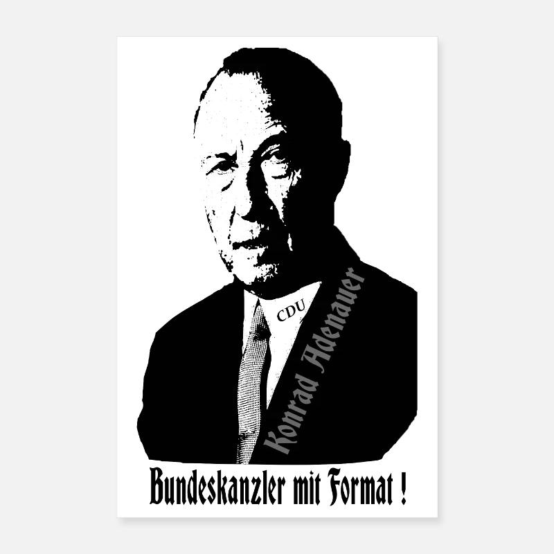 Adenauer,Chancellor,Chancellor,Germany,Politics Poster 16" x 24" (40x60 cm)