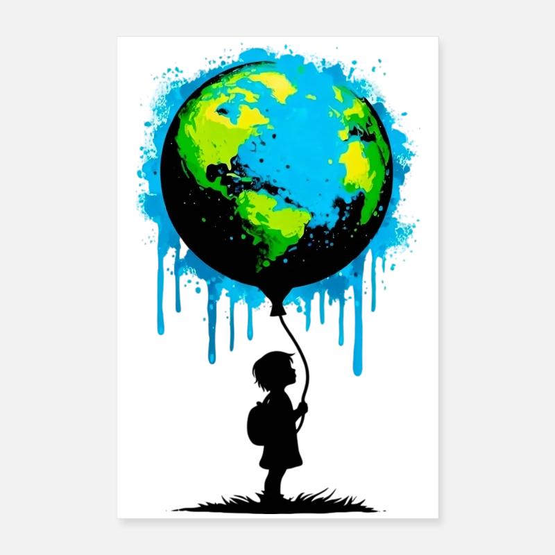 Planet Erde Poster 40x60 cm