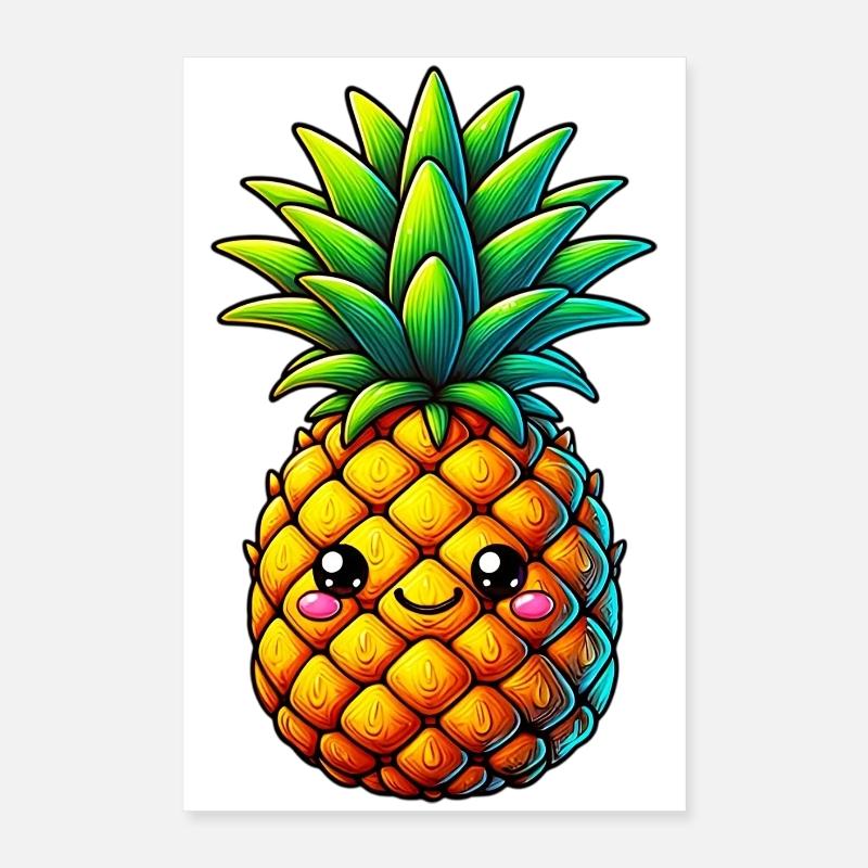 Ananas Poster 40 x 60 cm