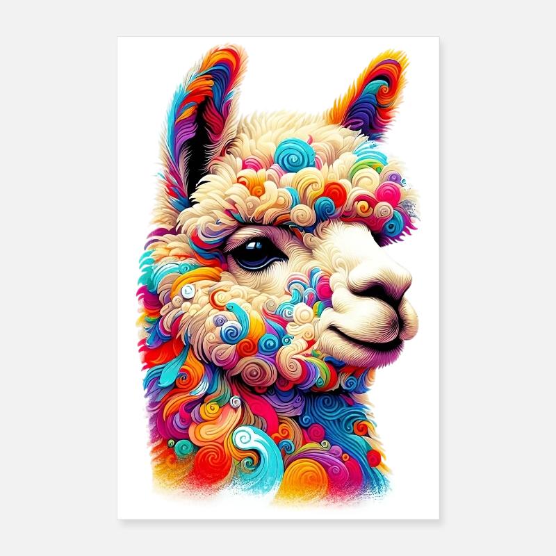 Alpaca Poster 16" x 24" (40x60 cm)