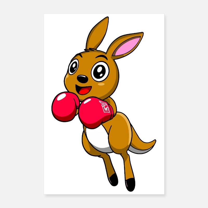 Kangaroo Poster 16" x 24" (40x60 cm)