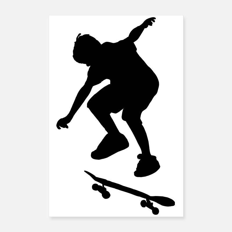 Skateboard Tricks Poster 40x60 cm