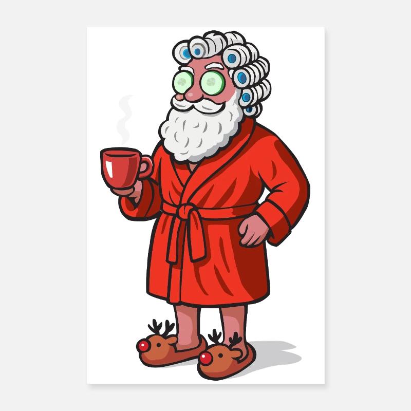 Spa du Père Noël Poster 40 x 60 cm