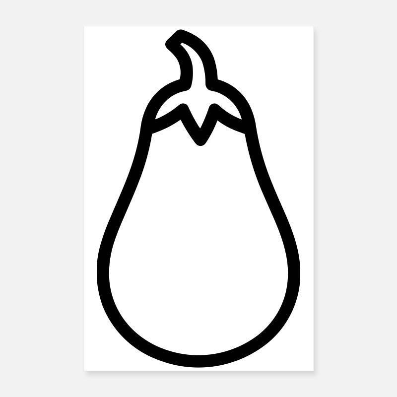 eggplant_-4- Poster 40x60 cm