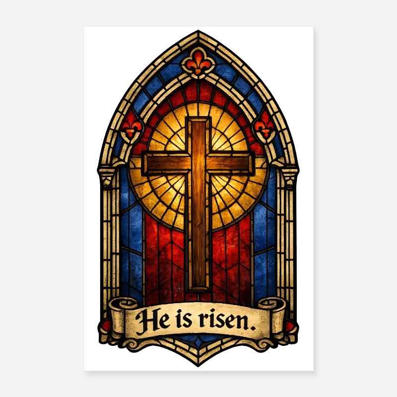  He Is Risen Poster 40x60 cm