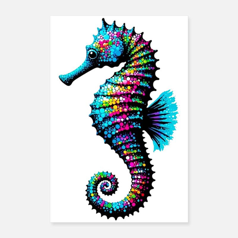 Seepferdchen Poster 40x60 cm
