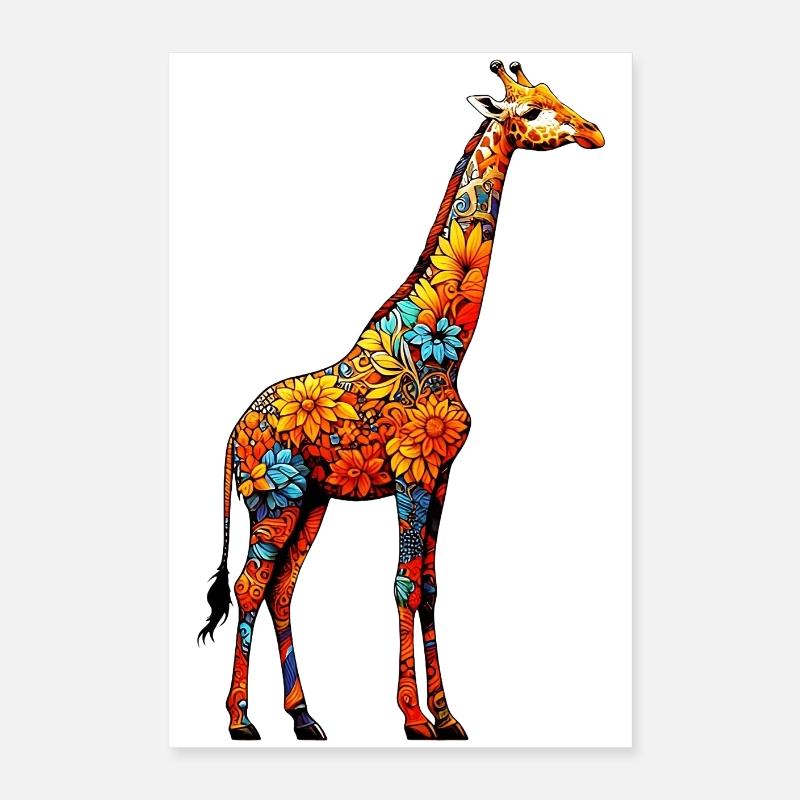 Giraffe Poster 40x60 cm