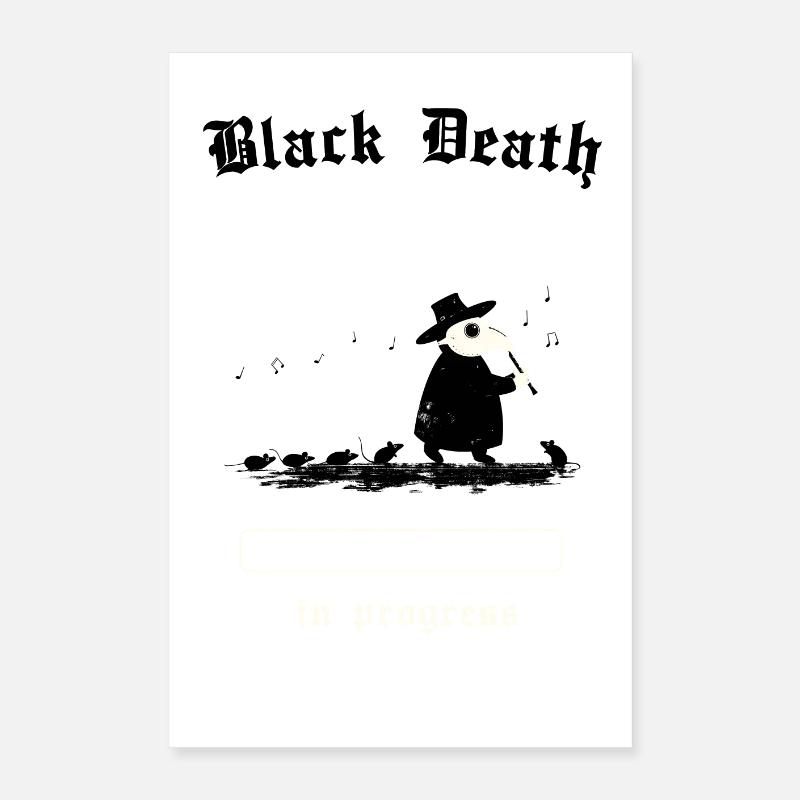 Black Death - spread in progress Poster 16" x 24" (40x60 cm)